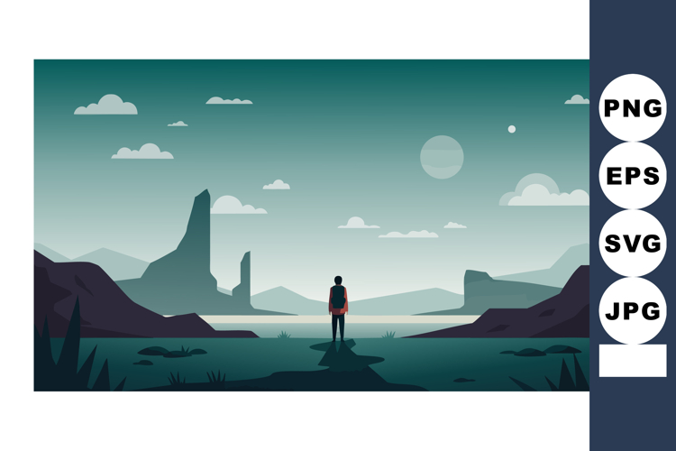 Desert Silhouette Image 20