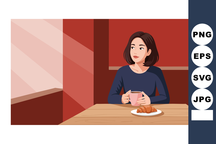 Croissant Clipart Image 6