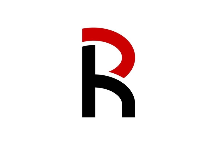 HR RH logo design