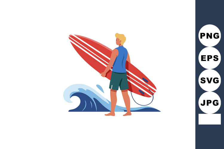 Surfboard Clipart Image 3