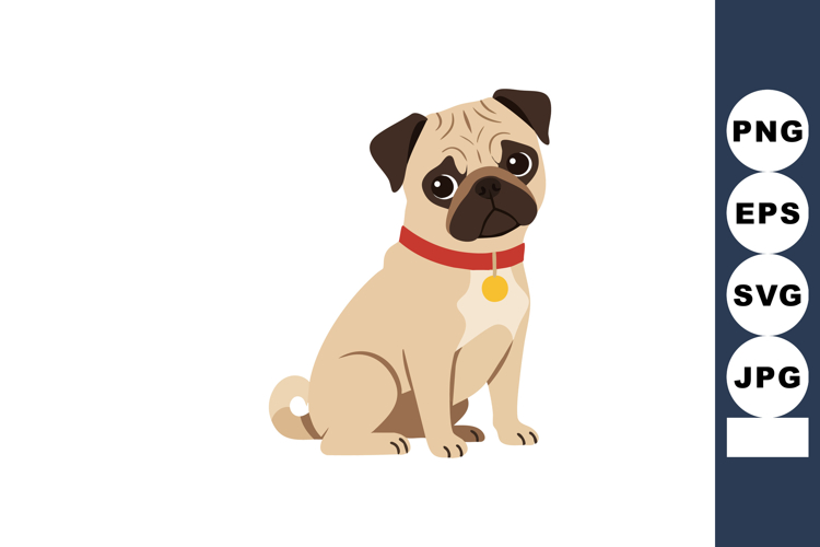 Pug Clipart Image 2