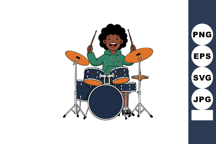 Drum Set Clipart Image 18