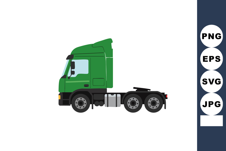 Semi Truck Vector Image 2