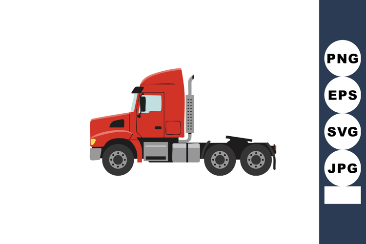 Semi Truck Vector