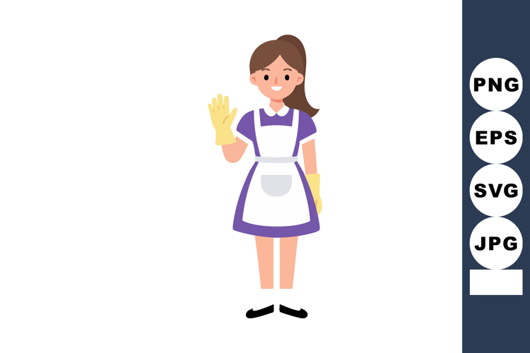 Ponytail Clipart Image 24