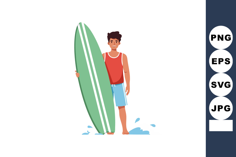 Surfboard Clipart Image 4