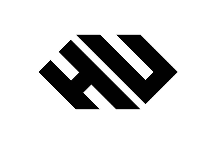 HU logo design