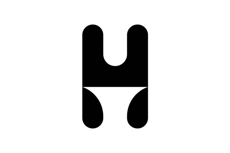 HU UH logo design