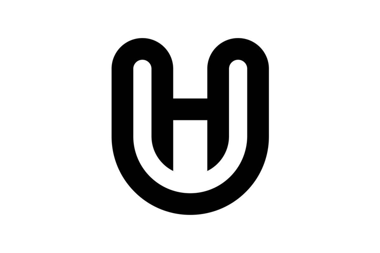 HU UH logo design