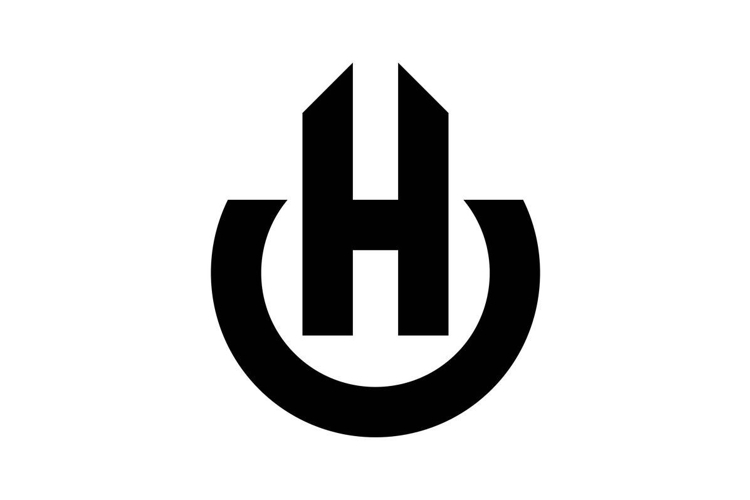 HU UH logo design