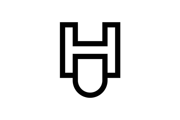 HU UH logo design