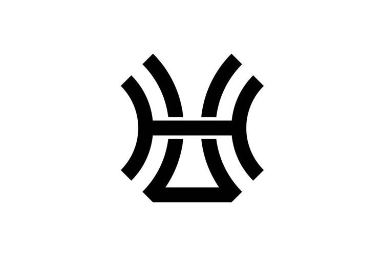 HU UH logo design