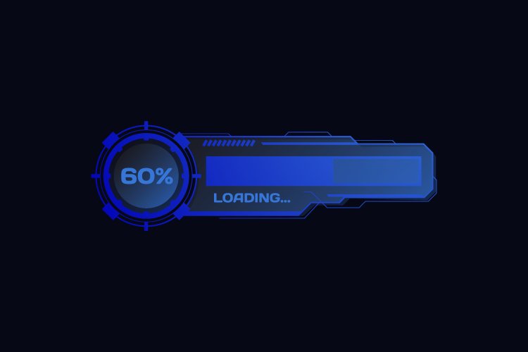 Hud futuristic progress bar sci fi interface template example image 1