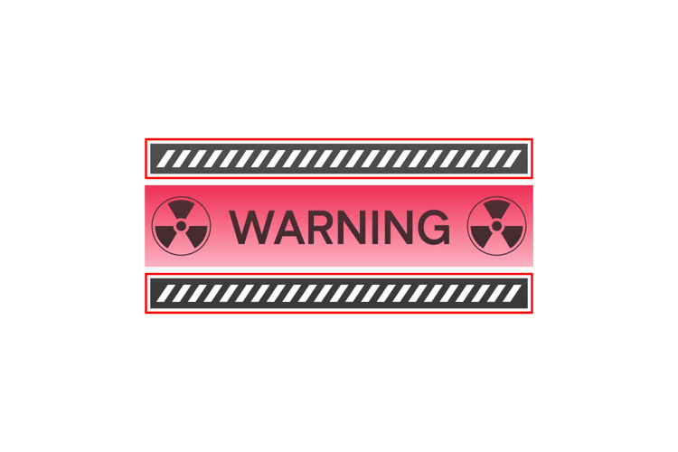 Hud interface element attention sign warning design