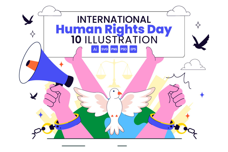 10 International Human Rights Day Illustration