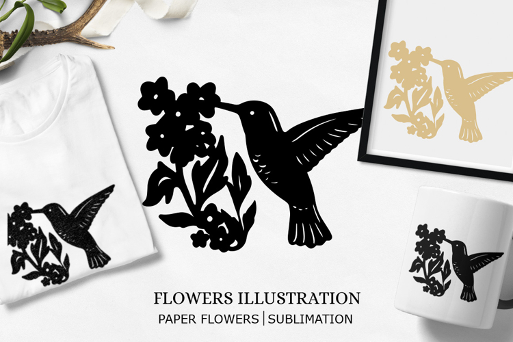 Hummingbird SVG / Hummingbird SVG paper cut / cricut