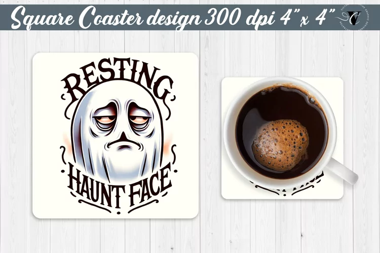 Square Coaster | Halloween coaster | Sarcastic