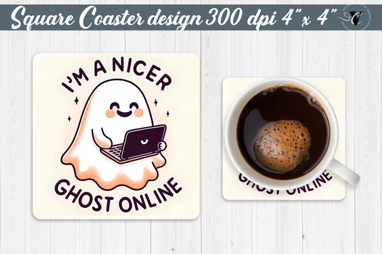 Square Coaster | Halloween coaster | Sarcastic
