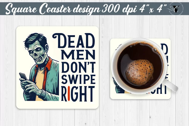 Square Coaster | Halloween coaster | Sarcastic