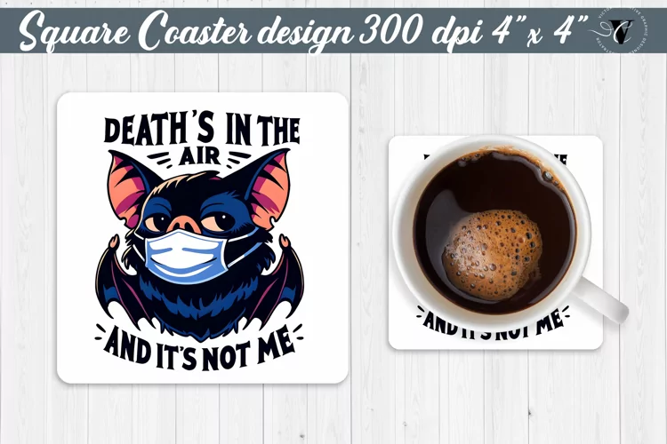 Square Coaster | Halloween coaster | Sarcastic