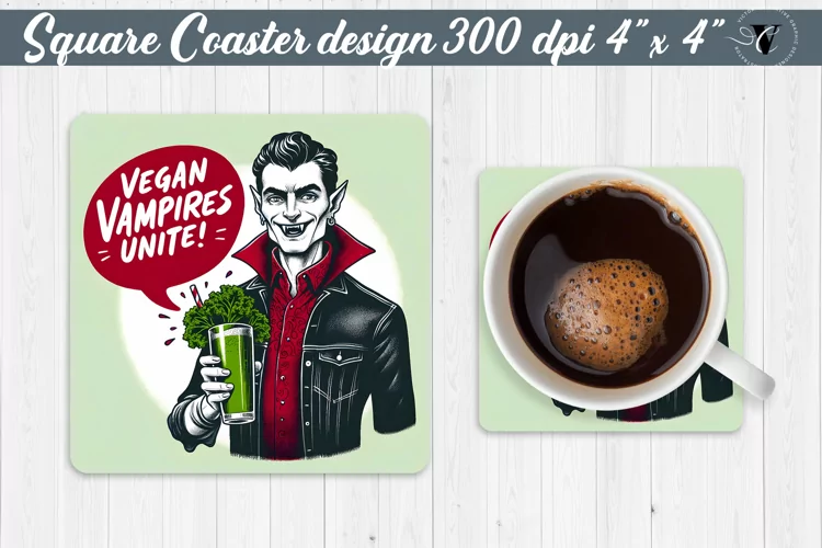 Square Coaster | Halloween coaster | Sarcastic