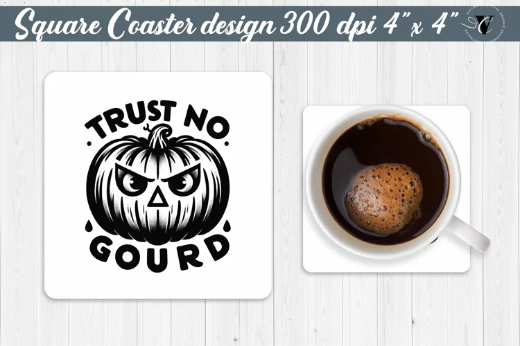 Square Coaster | Halloween coaster | Sarcastic