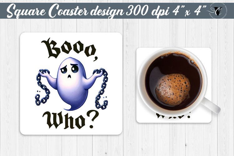 Square Coaster | Halloween coaster | Sarcastic