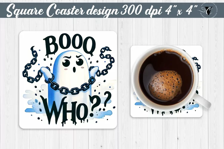 Square Coaster | Halloween coaster | Sarcastic