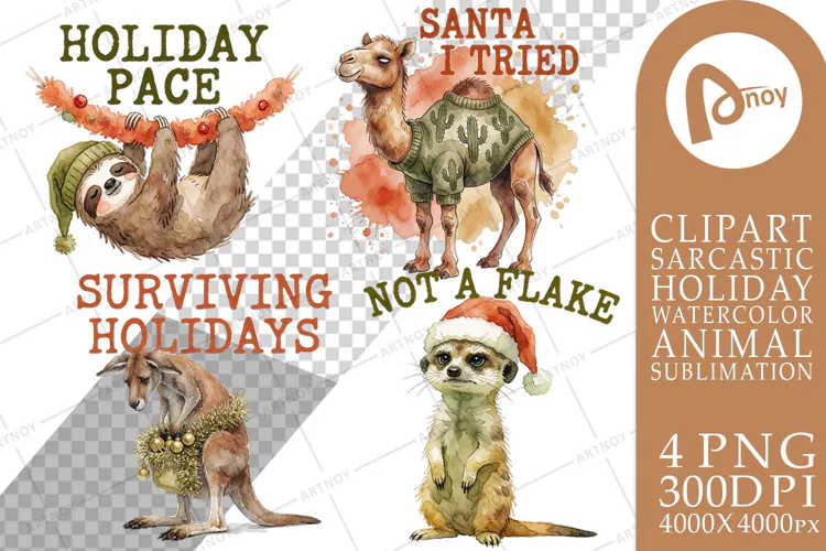 Desert Holiday Toon Sublimation