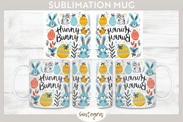 Hunny Bunny v1 Mug Wrap Sublimation