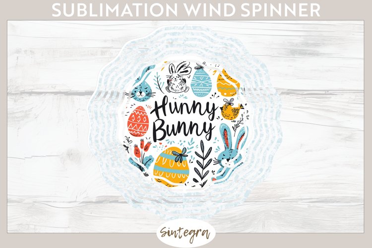 Hunny Bunny v1 Wind Spinner Sublimation example image 1