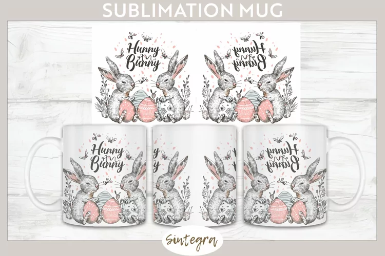 Hunny Bunny v10 Mug Wrap Sublimation