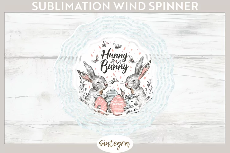 Hunny Bunny v10 Wind Spinner Sublimation