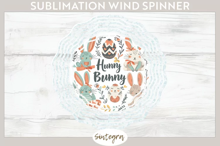 Hunny Bunny v2 Wind Spinner Sublimation