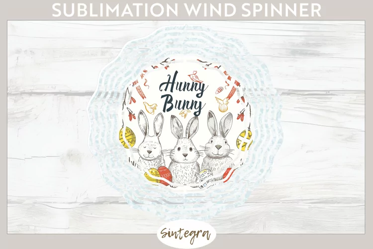 Hunny Bunny v3 Wind Spinner Sublimation