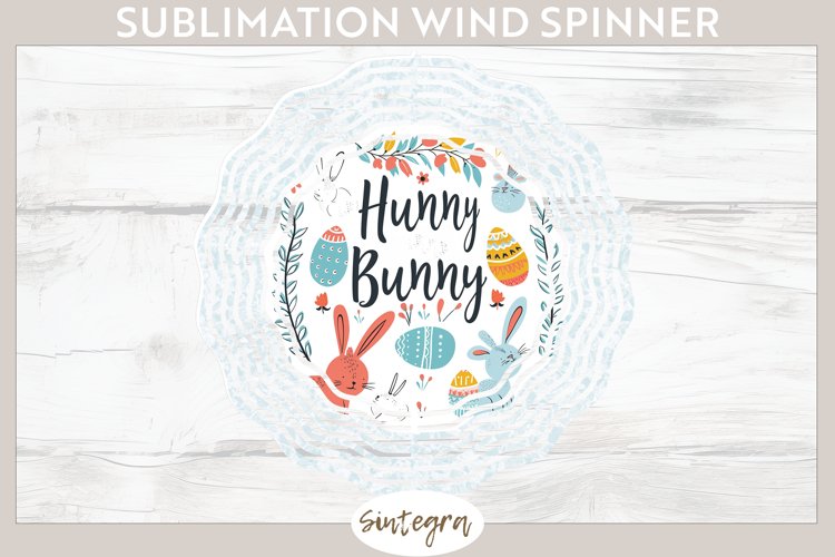Hunny Bunny v4 Wind Spinner Sublimation example image 1