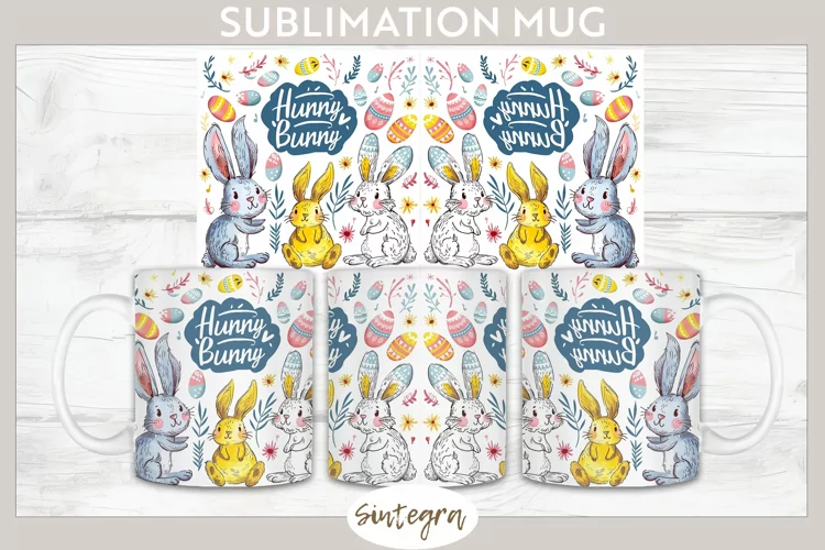 Hunny Bunny v5 Mug Wrap Sublimation
