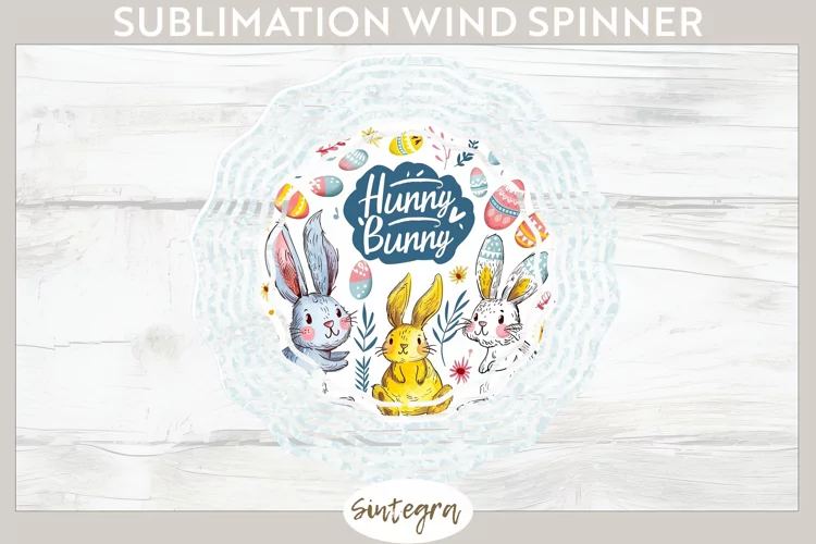 Hunny Bunny v5 Wind Spinner Sublimation