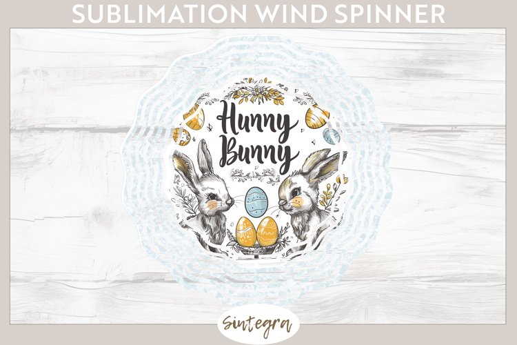 Hunny Bunny v6 Wind Spinner Sublimation example image 1