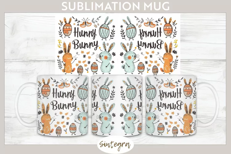 Hunny Bunny v7 Mug Wrap Sublimation
