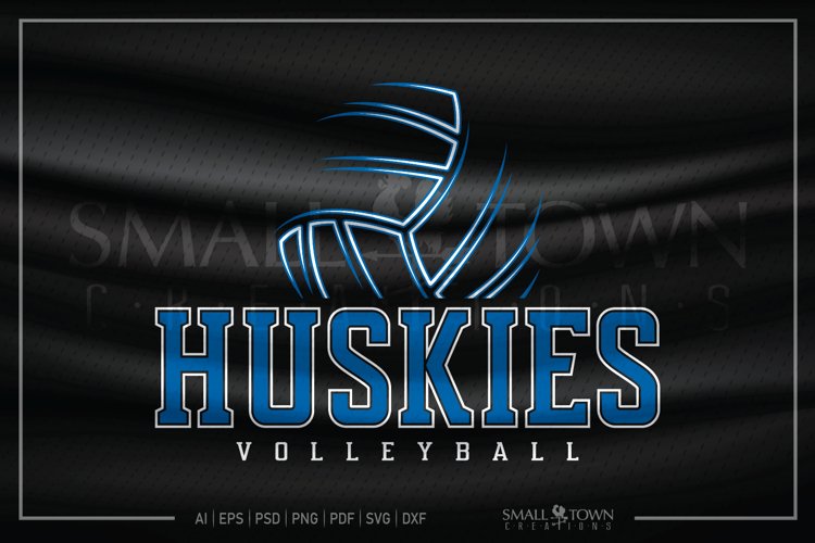 Huskies SVG, Huskies Volleyball SVG, Volleyball SVG, Huskies (2040120