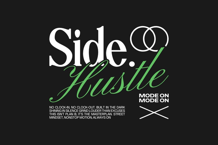 Hustle Business Preneur Streetwear T-shirt Design