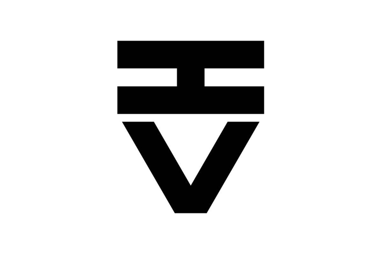 HV VH logo design