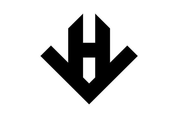HV VH logo design