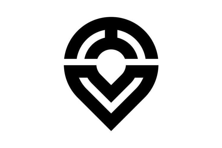HV VH logo design