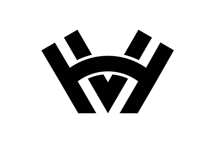 HV VH logo design