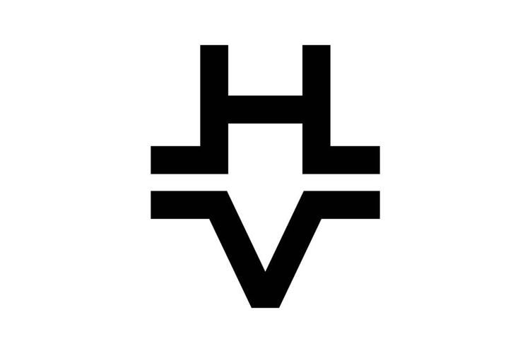 HV VH logo design