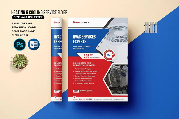 HVAC Services Flyer Template