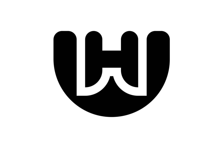 HW WH logo design