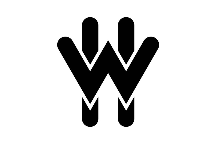 HW WH logo design